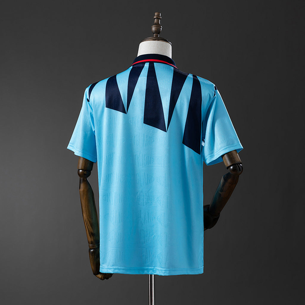 Camiseta Retro Inglaterra Tercera 1992 - espalda