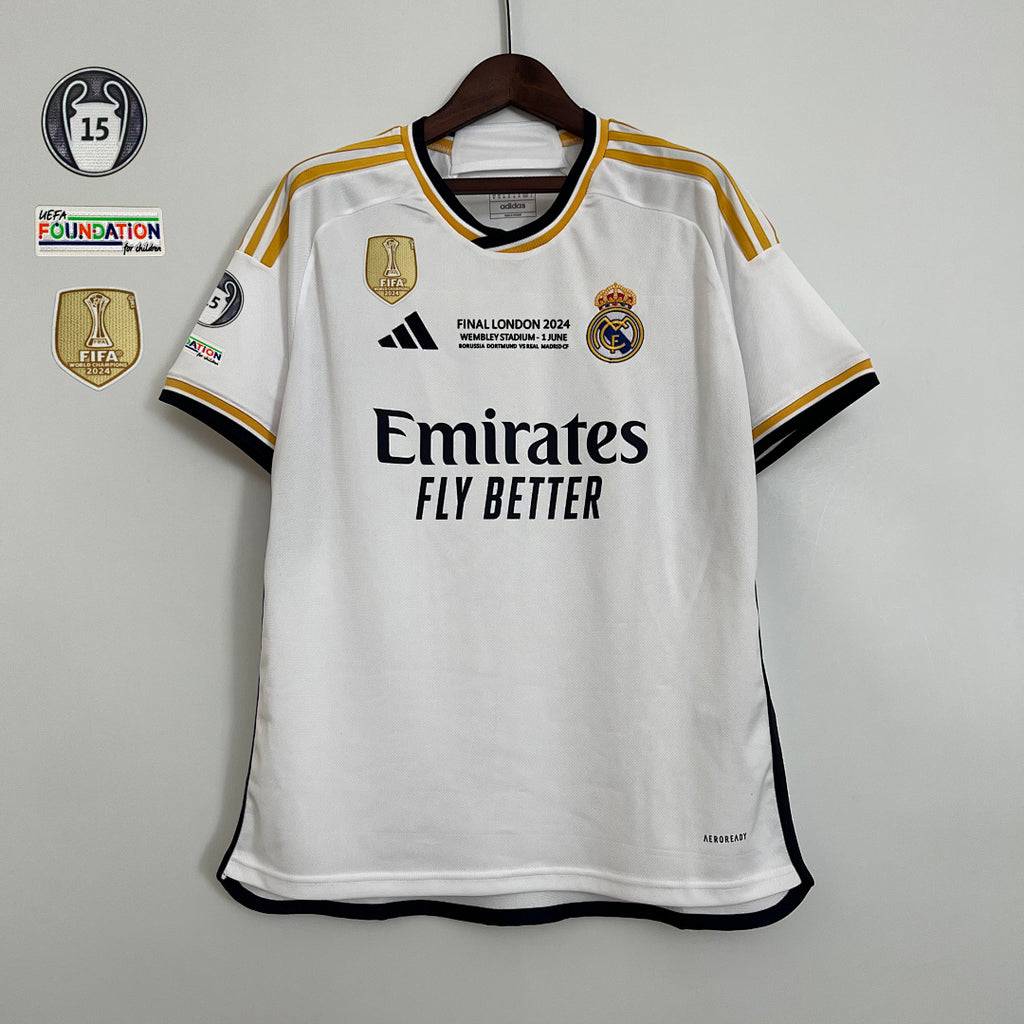 Camiseta Real Madrid Local Gris Claro 2023/24 - frente