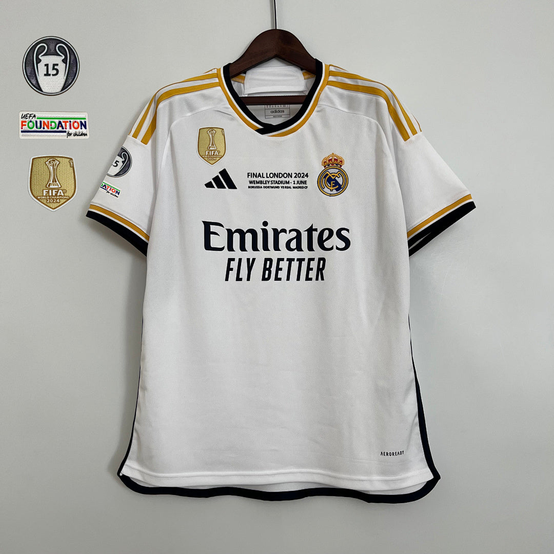 Camiseta Real Madrid Local Gris Claro 2023/24 - frente