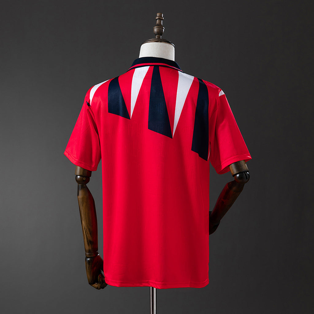 Camiseta Retro Inglaterra Visita 1992 - espalda