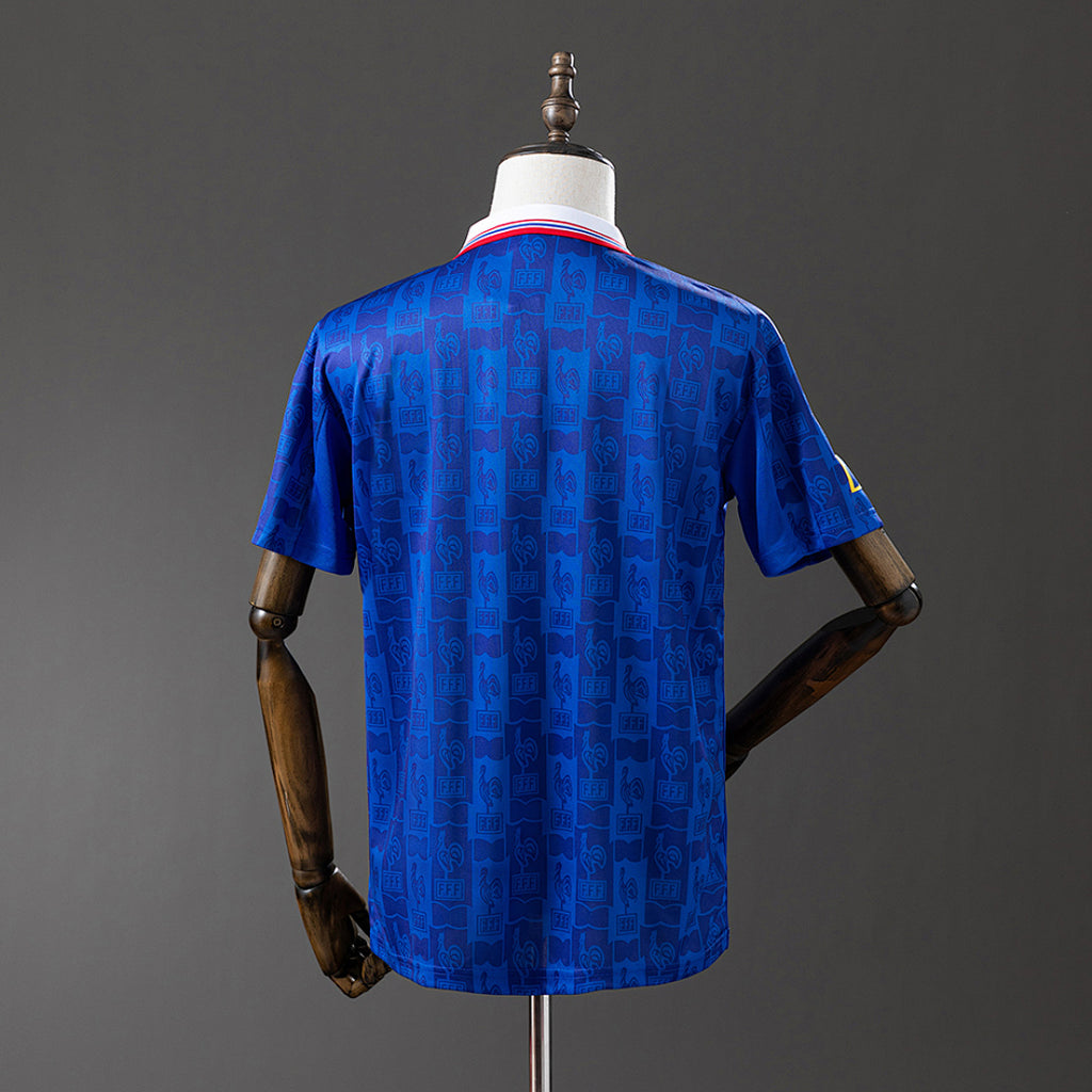 Camiseta Retro Francia Local 1996 - espalda