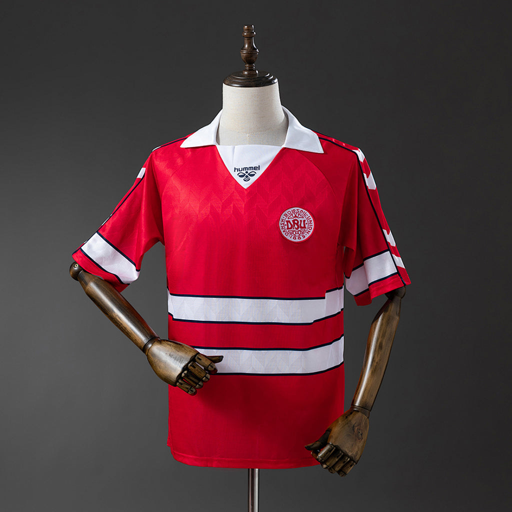 Camiseta Retro Dinamarca Local 1988 - frente