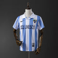 Camiseta Retro Málaga CF Local Gris y Celeste 12/13 - frente