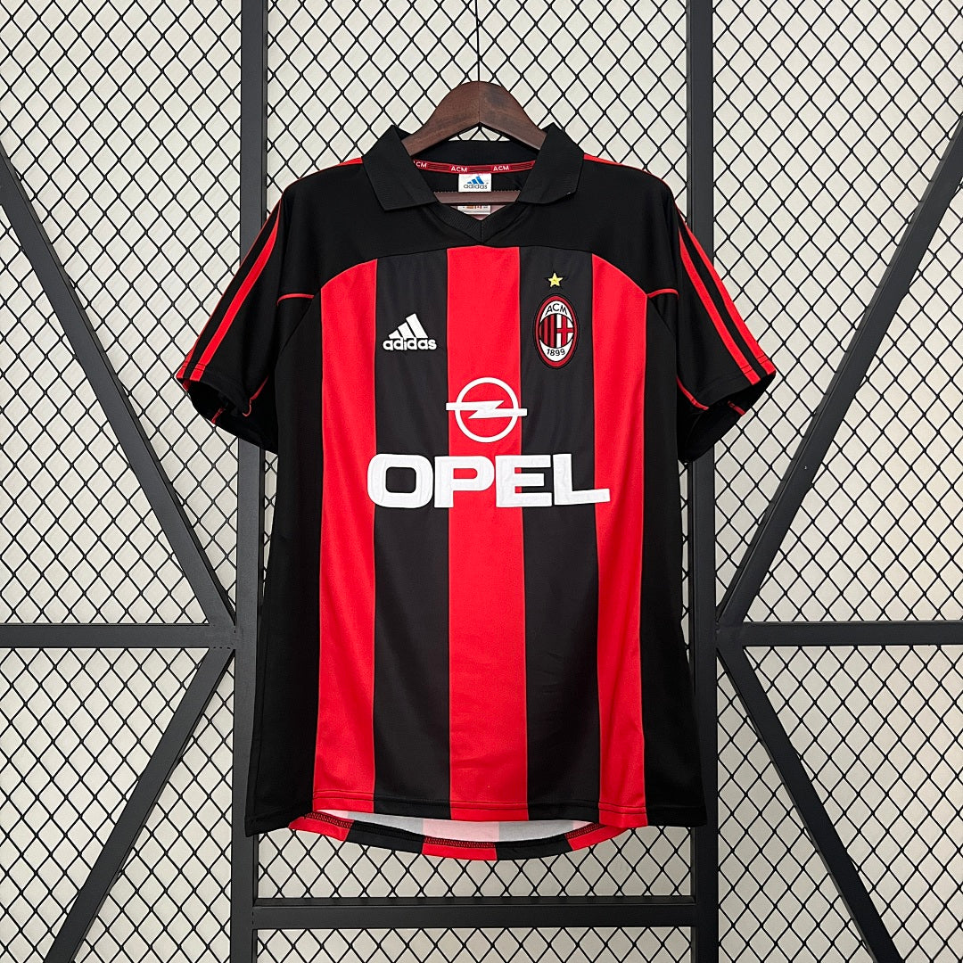 Camiseta Retro AC Milan Local 01/02 - frente
