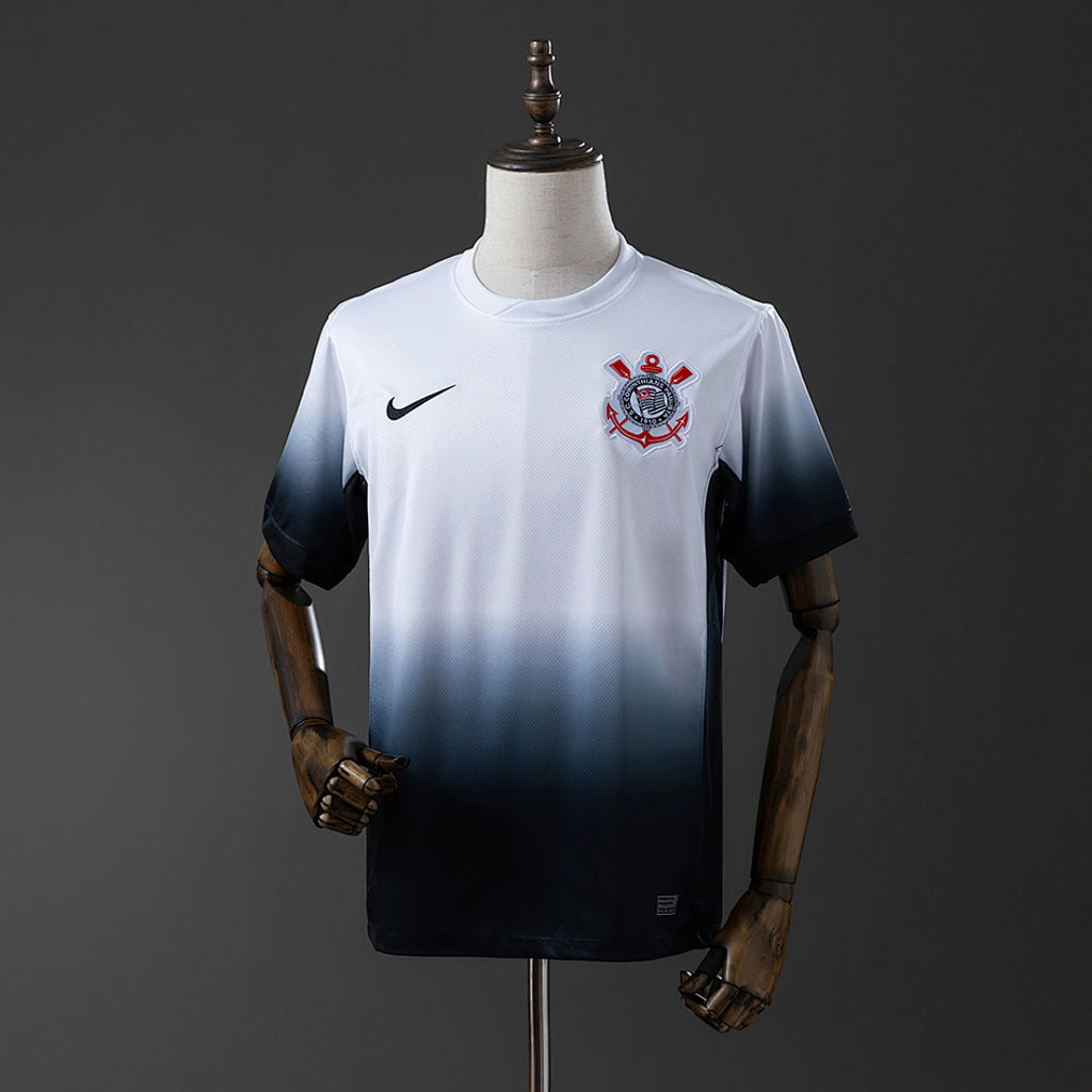 Camiseta Corinthians Local Con Sponsors 2024/25 - frente