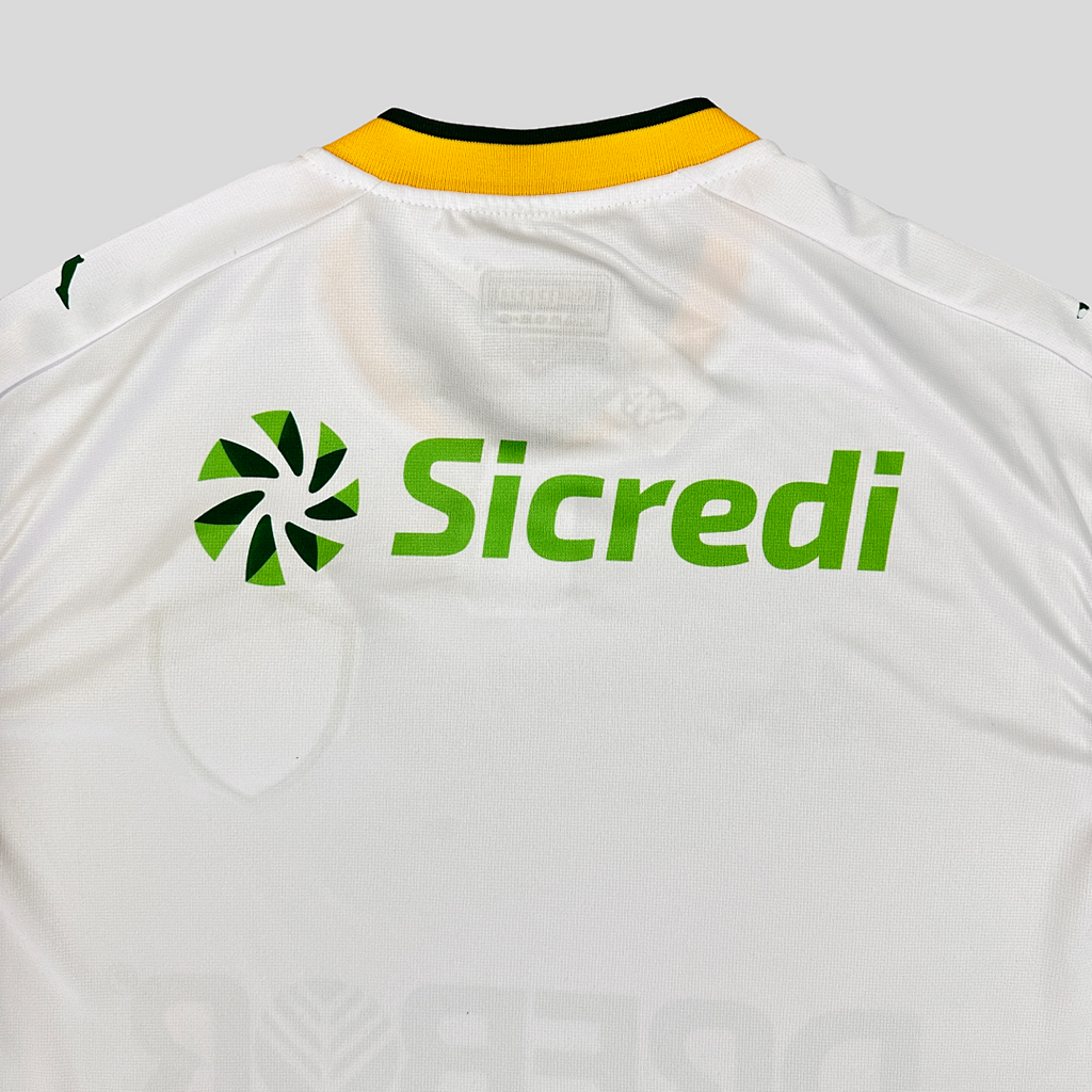 Camiseta Cuiabá Visita Blanca y Verde Oscuro 2024/25 - espalda
