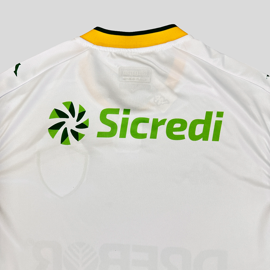 Camiseta Cuiabá Visita Blanca y Verde Oscuro 2024/25 - espalda
