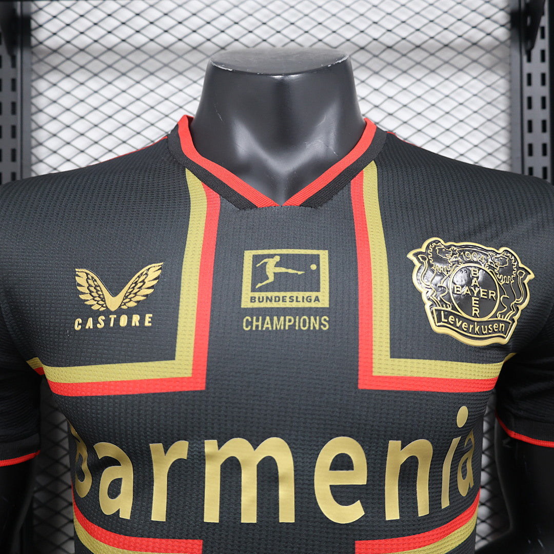Camiseta Bayer Leverkusen 2024/25 Versión Jugador - espalda