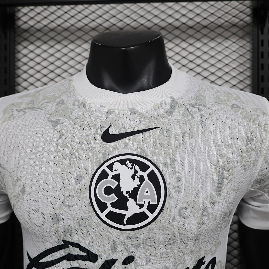 Camiseta Club América Blanca 2024/25 Versión Jugador - espalda
