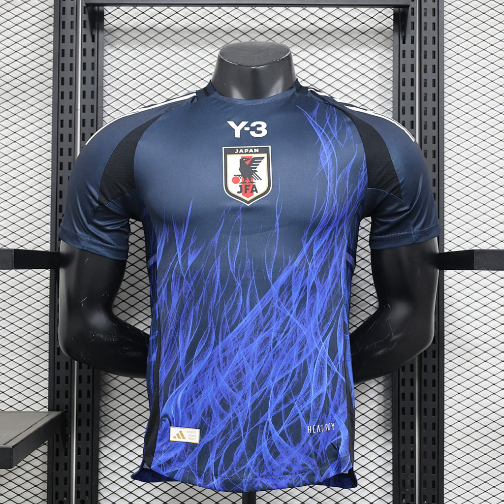 Camiseta Japón Azul y Azul Marino Edición Especial 2024 Versión Jugador - frente