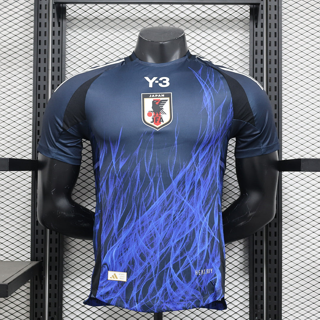Camiseta Japón Azul y Azul Marino Edición Especial 2024 Versión Jugador - frente