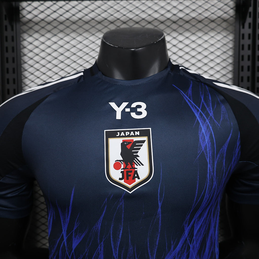 Camiseta Japón Azul y Azul Marino Edición Especial 2024 Versión Jugador - espalda