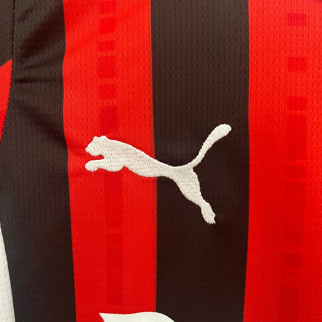 Conjunto Niños AC Milan Local 2024/25 - espalda