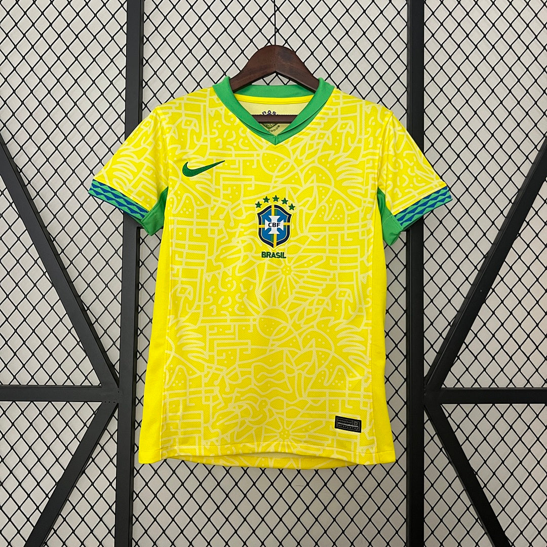 Camiseta Brasil Local 2024 Mujer - frente