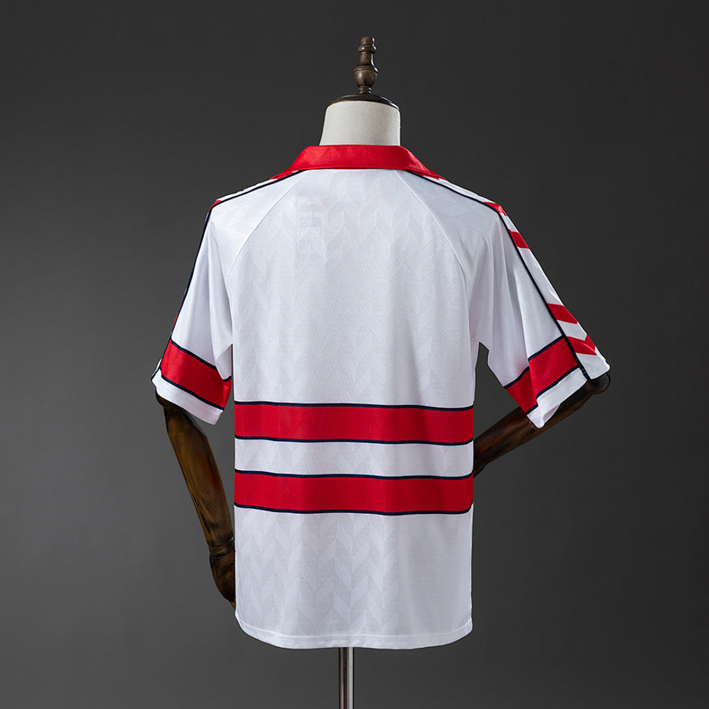 Camiseta Retro Dinamarca Visita 1988 - espalda