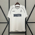 Camiseta Retro Tottenham Hotspur Local Gris Claro y Negra 87/89 - frente