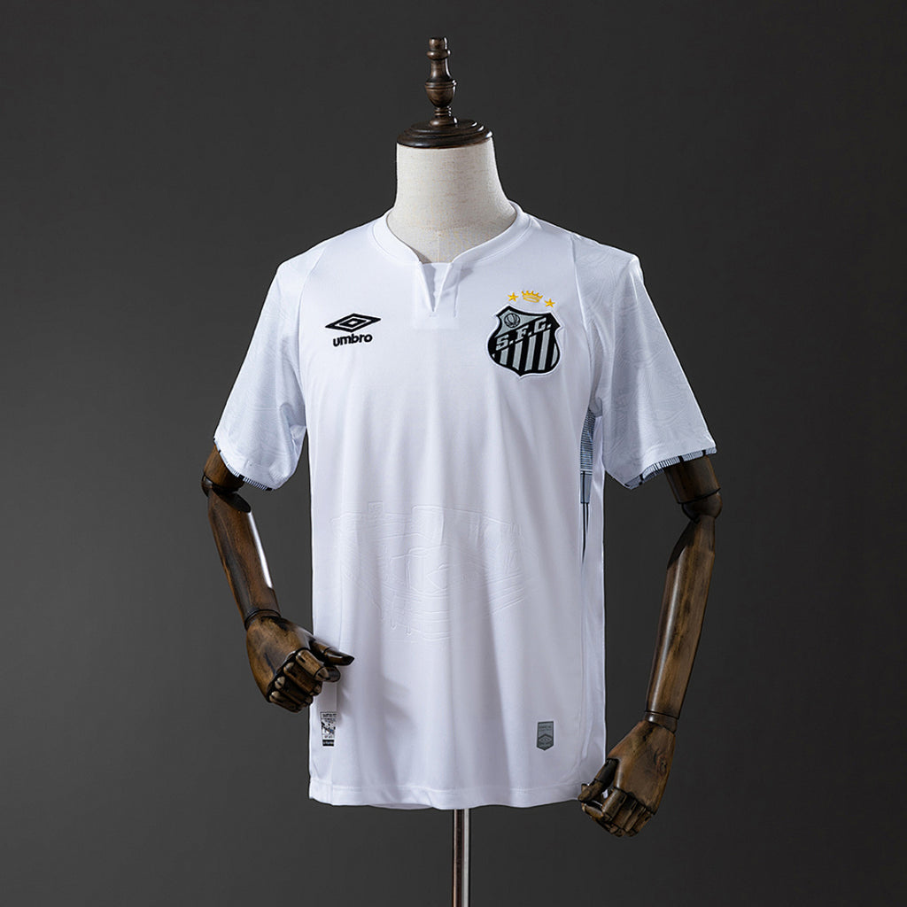Camiseta Santos Local Con Sponsors 2024/25 - frente