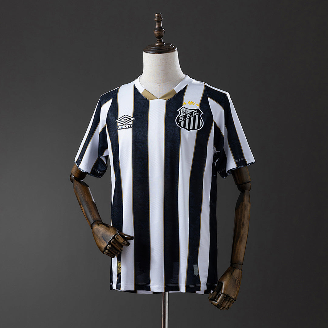 Camiseta Santos Visita Con Sponsors 2024/25 - frente