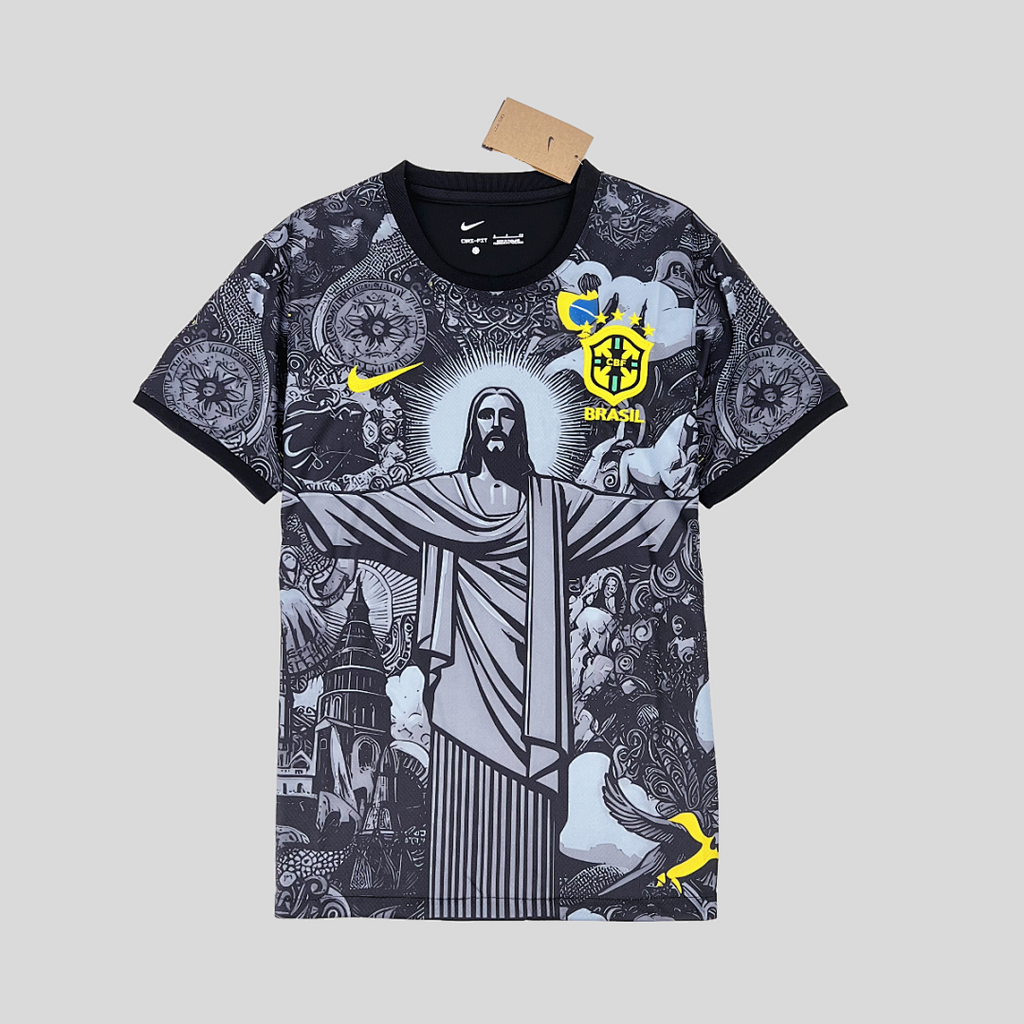 Camiseta Brasil Gris Edición Especial 2024 - frente