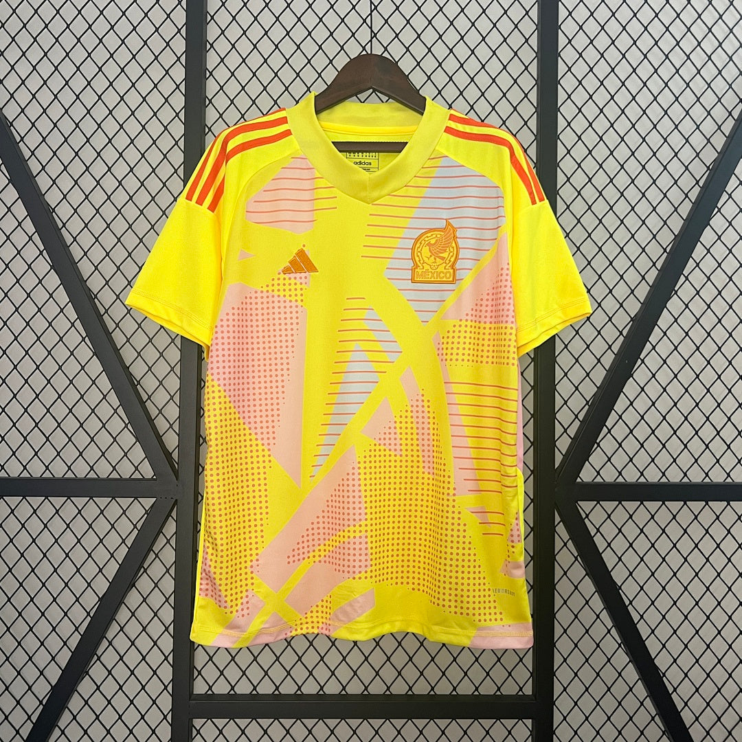 Camiseta México Portero Amarilla 2024 - frente