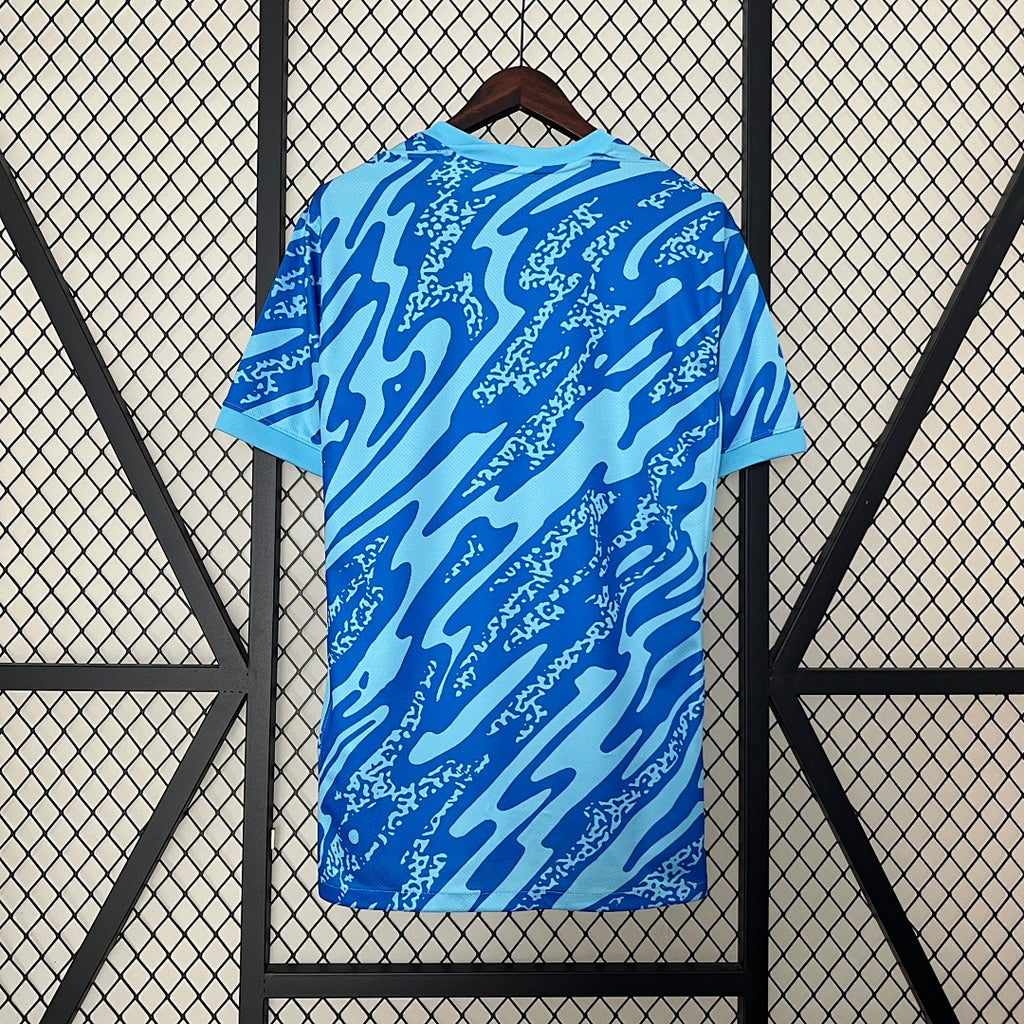 Camiseta Portugal Portero Azul 2024 - espalda