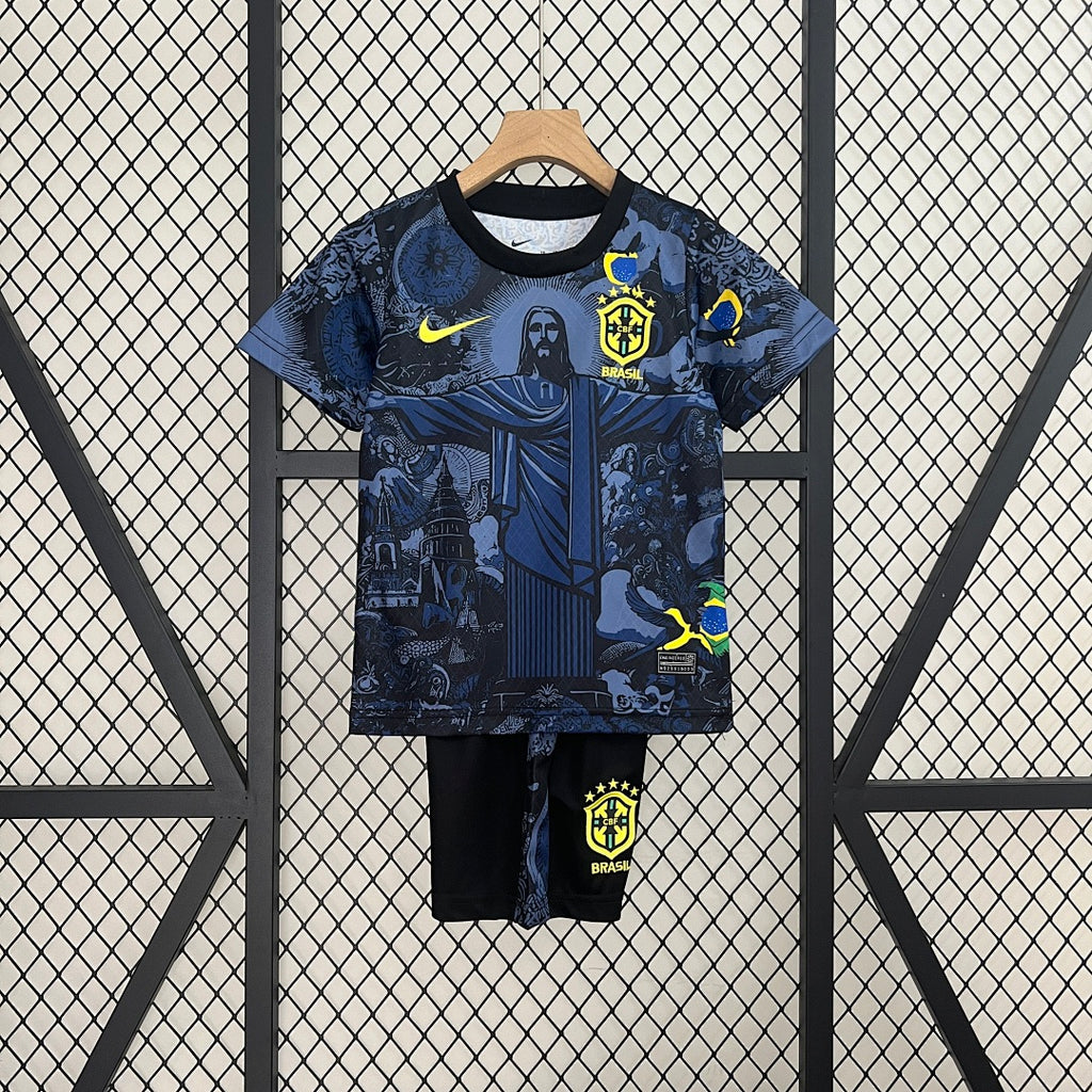 Conjunto Niños Brasil Negra Edición Especial 2024 - frente