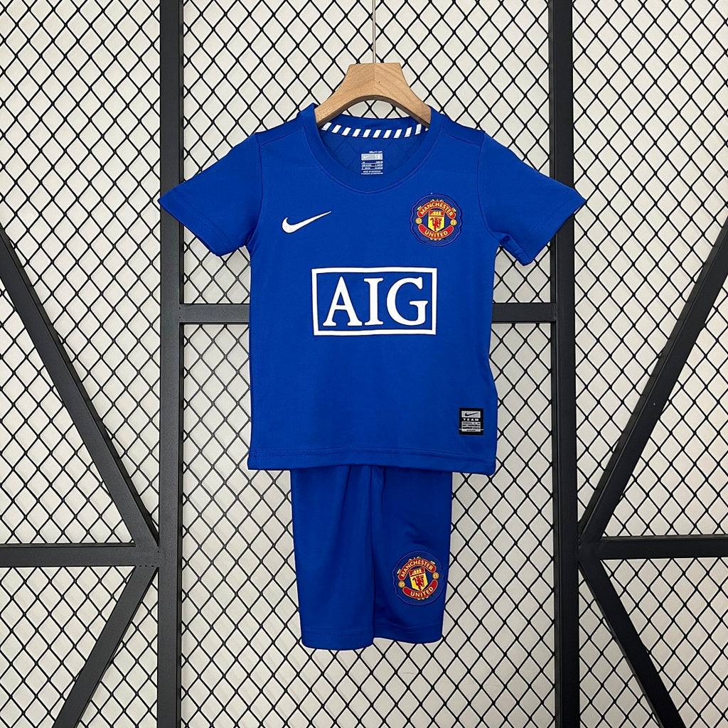 Conjunto Niños Manchester United Visita 08/09 - frente