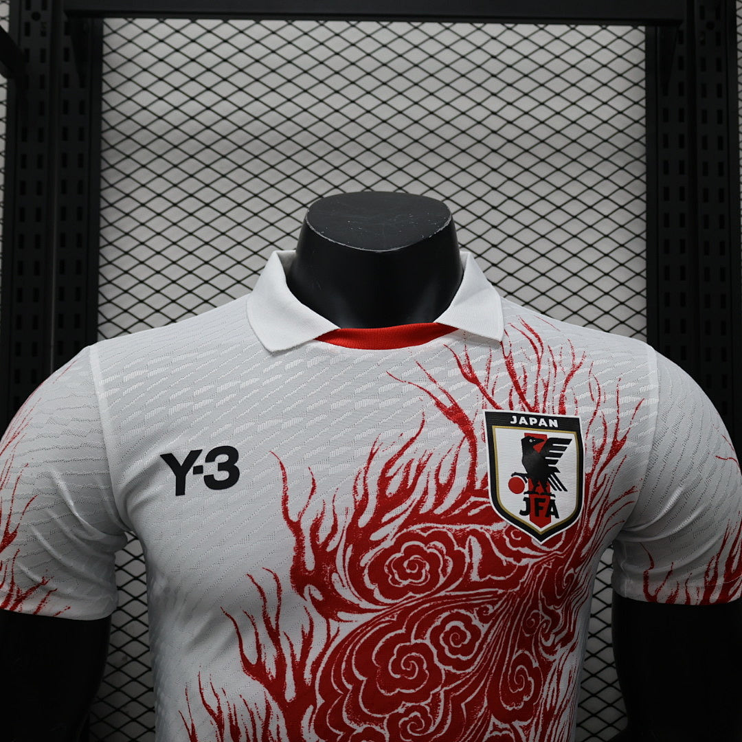 Camiseta Japón Roja y Burdeos Edición Especial 2024 Versión Jugador - espalda