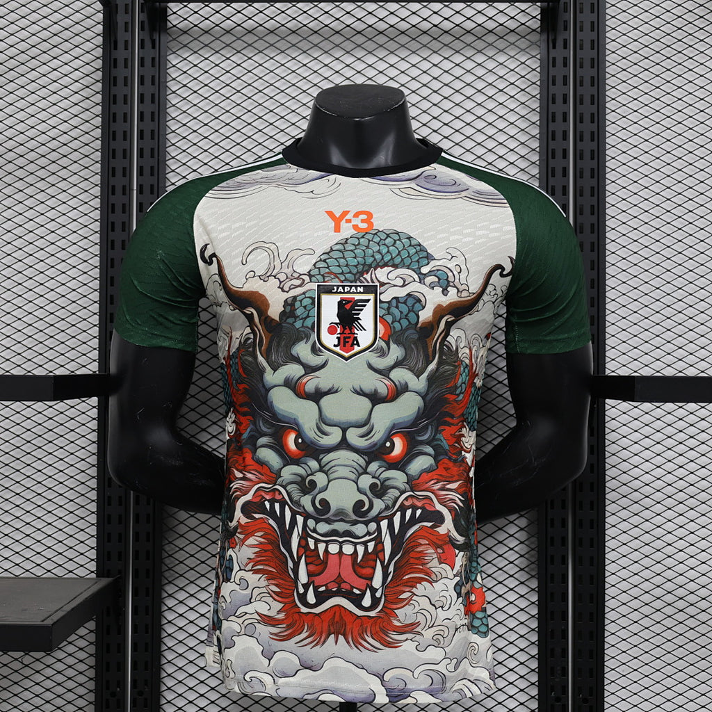 Camiseta Japón Negra y Gris Claro Edición Especial 2024 Versión Jugador - frente