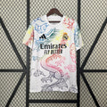 Camiseta Real Madrid Gris Claro y Naranja Edición Especial 2024/25 - frente