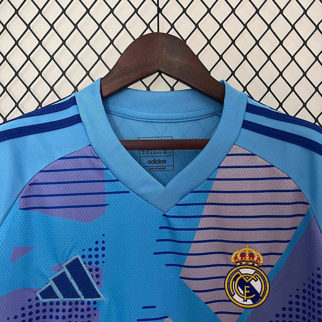 Camiseta Real Madrid Portero Azul 2024/25 - espalda