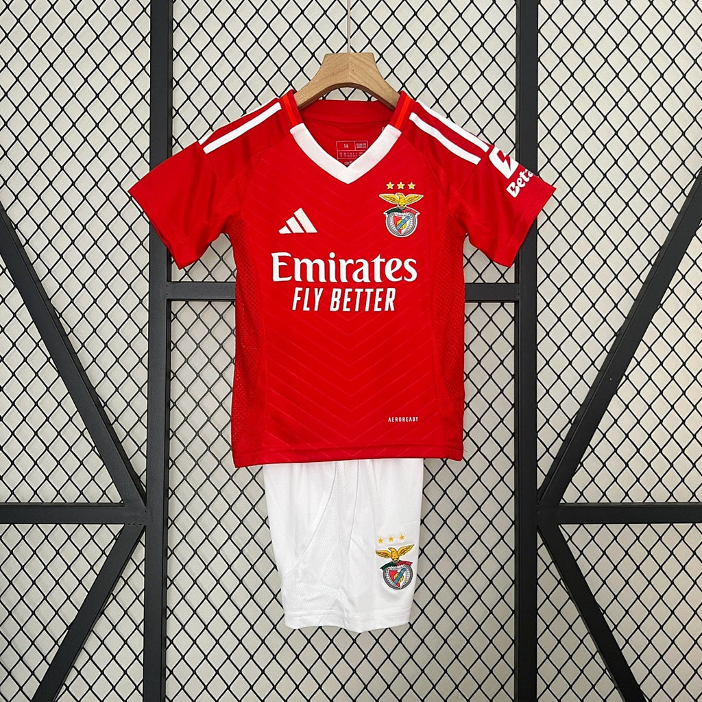 Conjunto Niños SL Benfica Local 2024/25 - frente