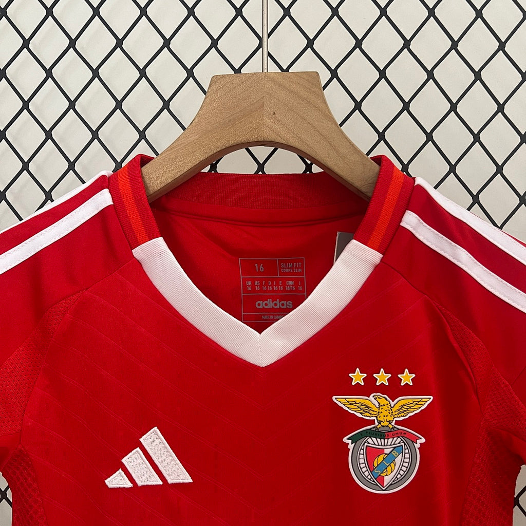 Conjunto Niños SL Benfica Local 2024/25 - espalda