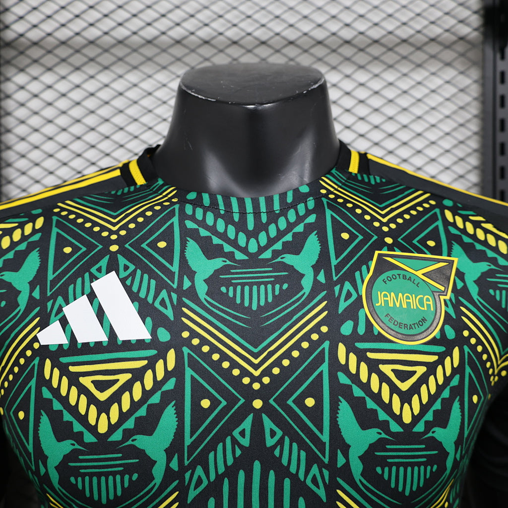 Camiseta Jamaica Visita 2024 Versión Jugador - espalda