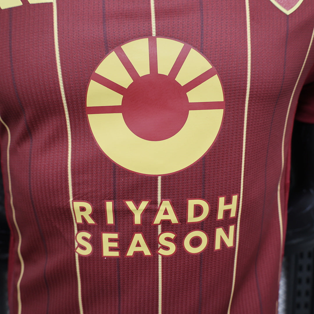 Camiseta AS Roma Local 2024/25 Versión Jugador - espalda