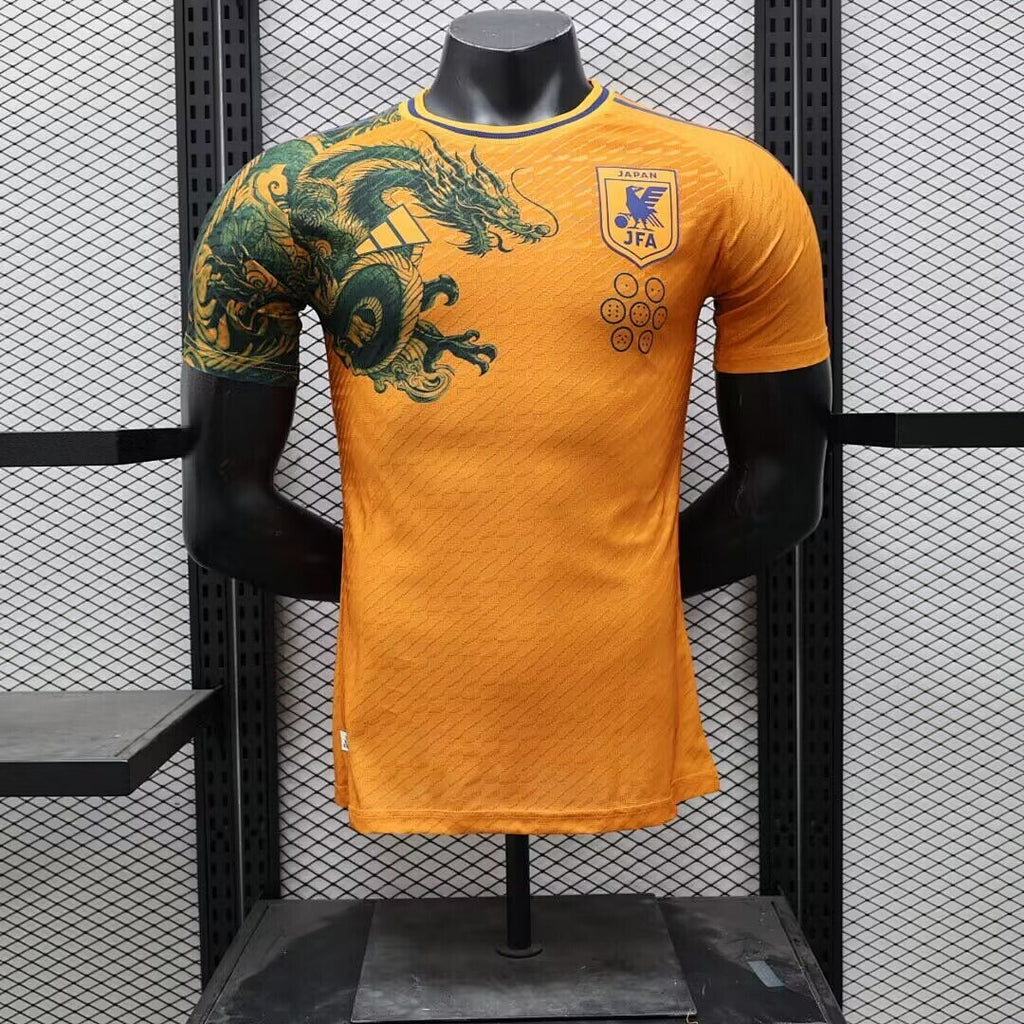 Camiseta Japón Café y Dorada Edición Especial 2024 Versión Jugador - frente