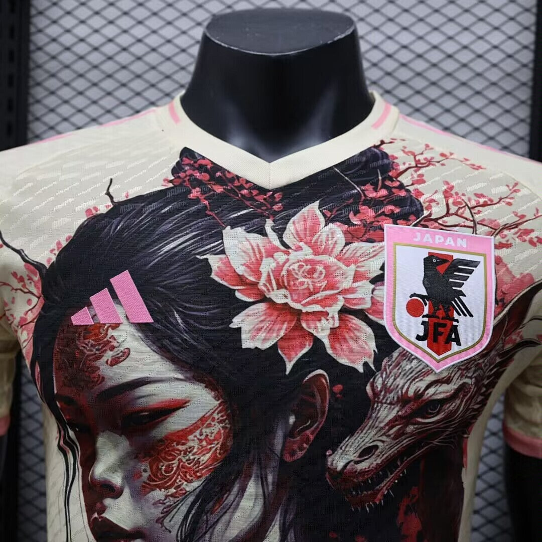 Camiseta Japón Burdeos Edición Especial 2024 Versión Jugador - espalda