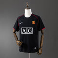 Camiseta Retro Manchester United Negra 07/08 - frente