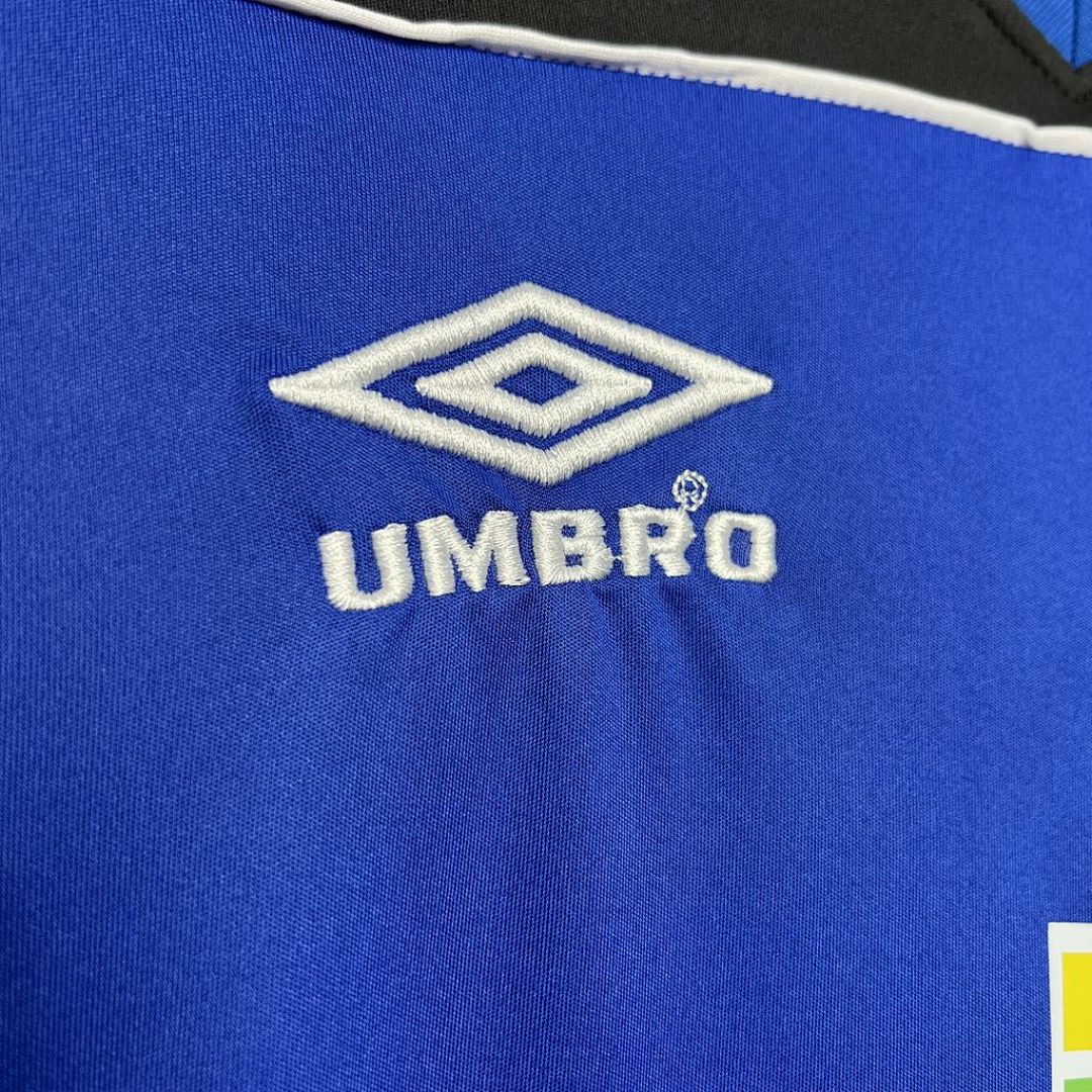 Camiseta Retro Flamengo Portero Azul 1999 - espalda