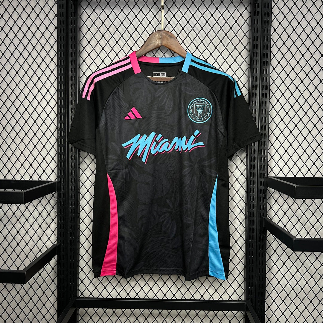 Camiseta Inter Miami Negra y Gris Edición Especial 2024 - frente
