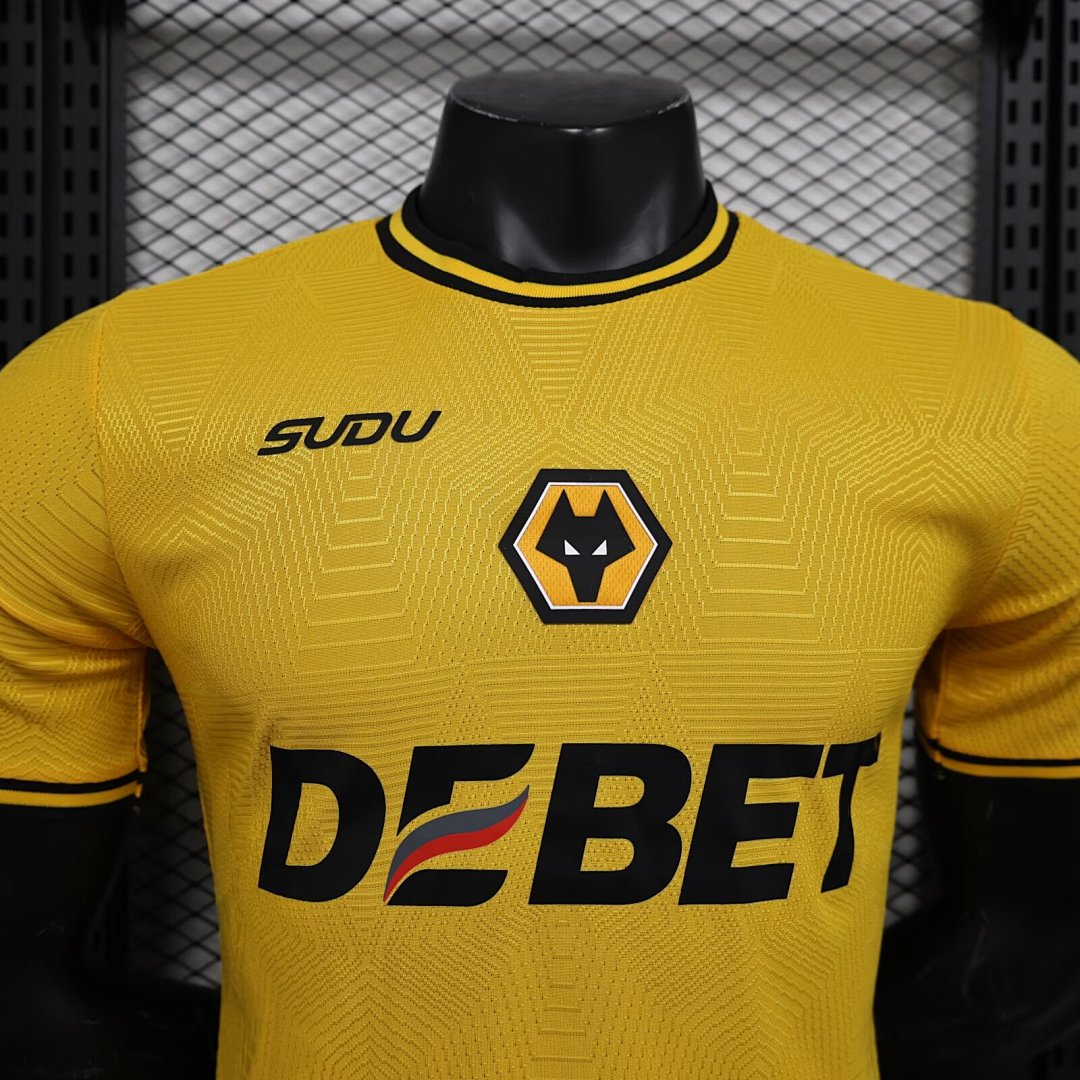 Camiseta Wolverhampton Local 2024/25 Versión Jugador - espalda