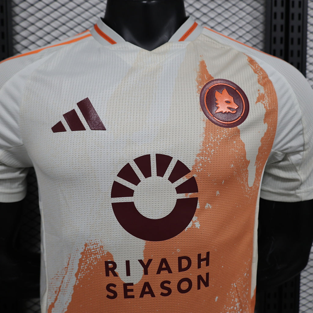 Camiseta AS Roma Visita 2024/25 Versión Jugador - espalda
