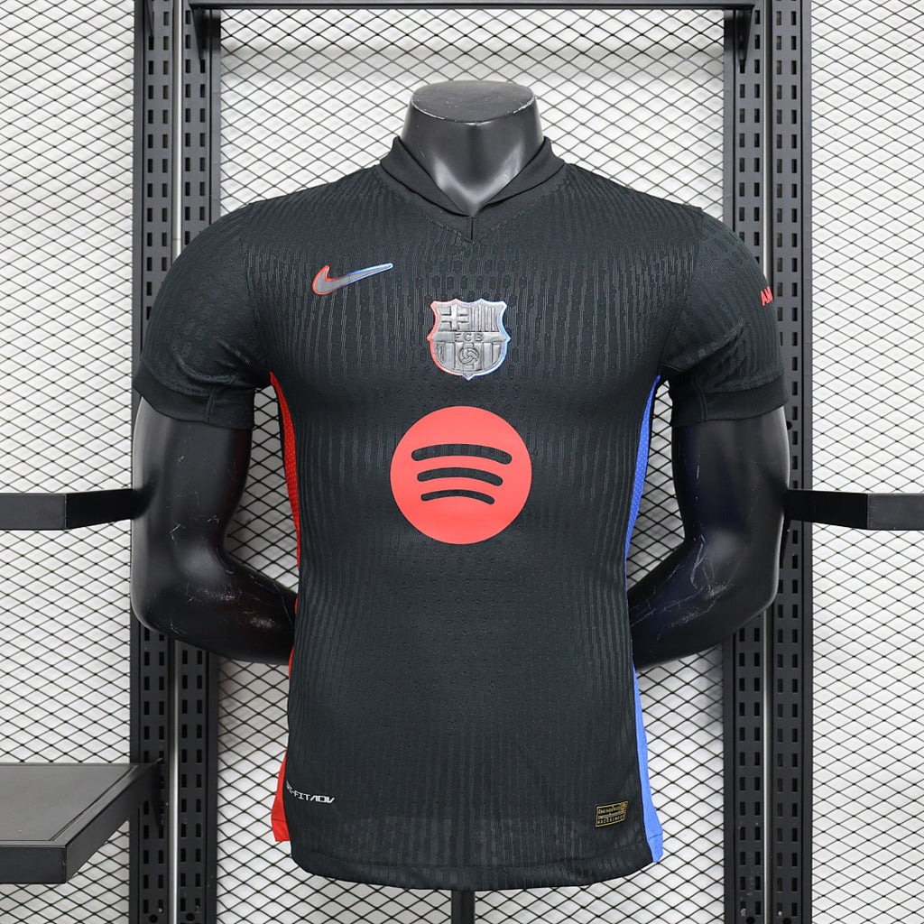 Camiseta FC Barcelona Visita Gris y Gris Claro 2024/25 Versión Jugador - frente