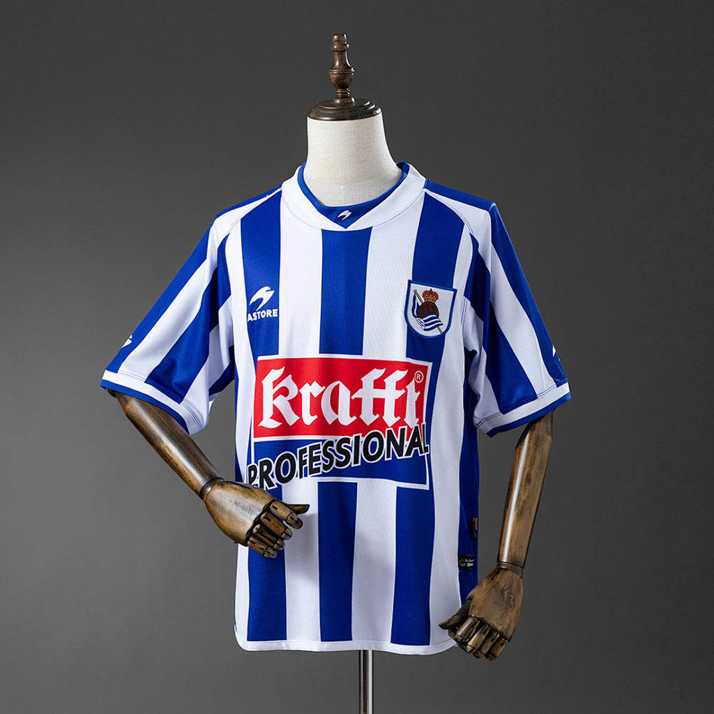 Camiseta Retro Real Sociedad Local 02/03 - frente