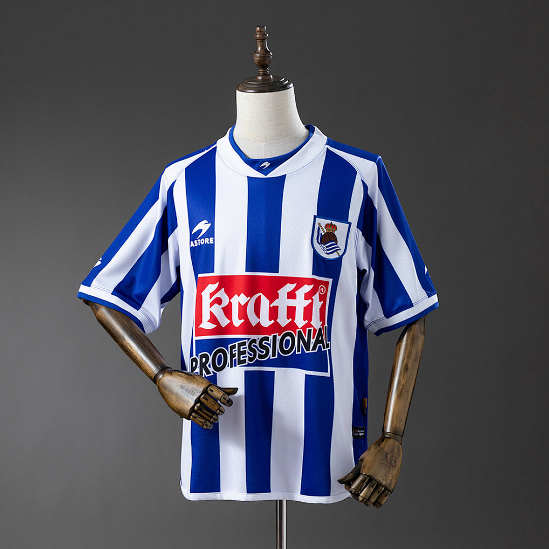 Camiseta Retro Real Sociedad Local 02/03 - frente