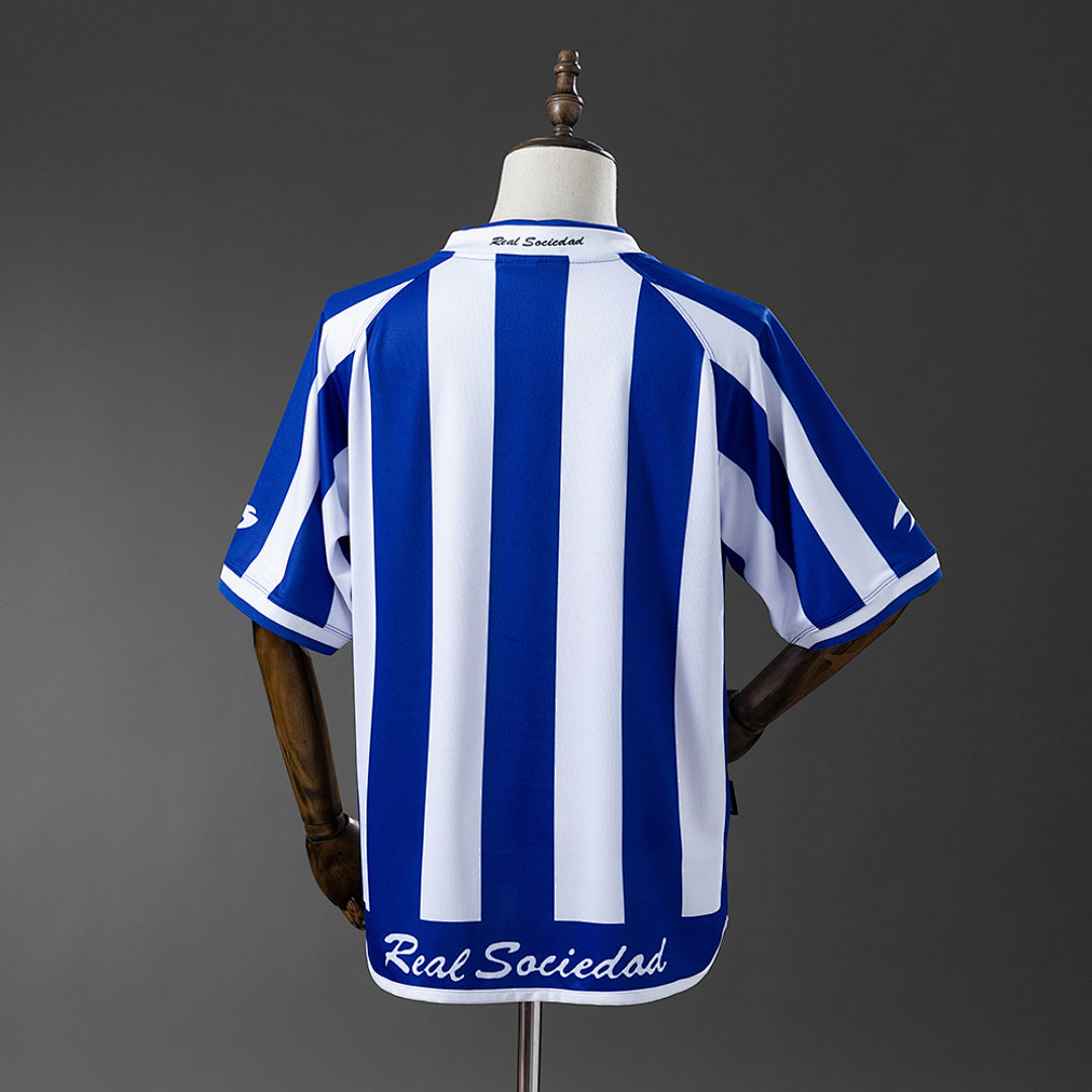 Camiseta Retro Real Sociedad Local 02/03 - espalda