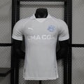 Camiseta Olympique de Marsella Gris Claro y Negra Edición Especial 2024/25 Versión Jugador - frente