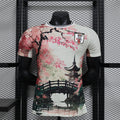 Camiseta Japón Negra y Gris Claro Edición Especial 2024 Versión Jugador III - frente