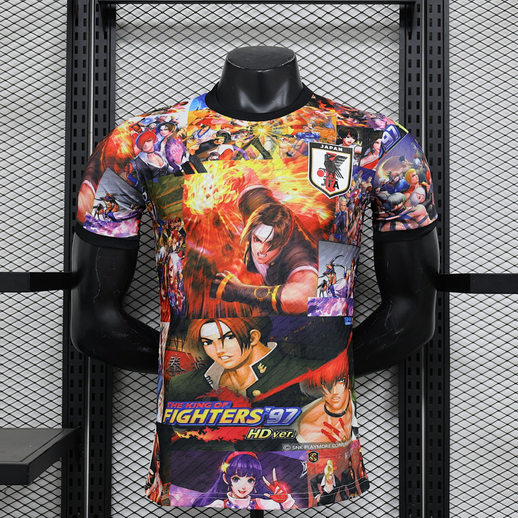 Camiseta Japón Negra y Gris Edición Especial 2024 Versión Jugador II - frente