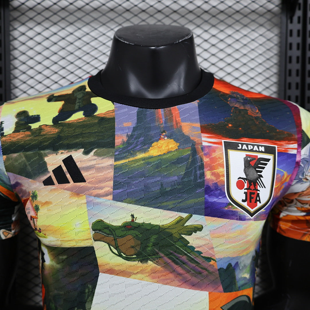 Camiseta Japón Naranja Edición Especial 2024 Versión Jugador - espalda